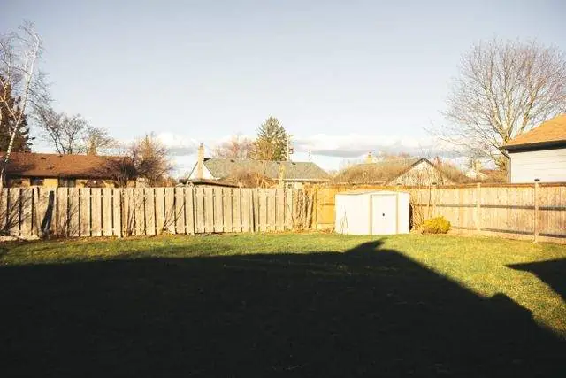 New fence around the backyard